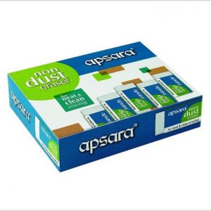 Apsara Non Dust Eraser - Pack of 20