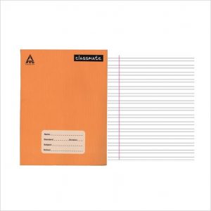 Classmate Two Line A5 Notebook - Soft Cover - 240 x 180 mm - 180 Pages