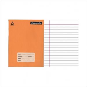 Classmate Single Line A5 Notebook - Soft Cover - 240 x 180 mm - 72 Pages