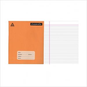 Classmate Single line Notebook- Hard Bound - 15.5 X 19 mm - 92 Pages