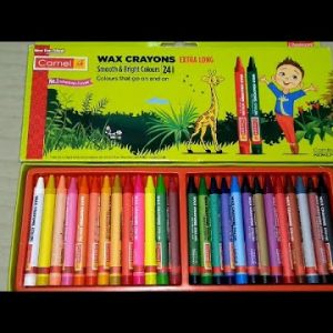 Camlin Wax Crayons Extra long - 24 Shades