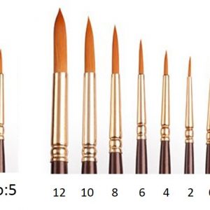 Camel Round Paint Brush Series 66 - No : 5 - 1Piece