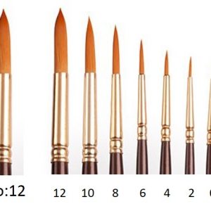 Camel Round Paint Brush Series 66 - No : 12 - 1Piece