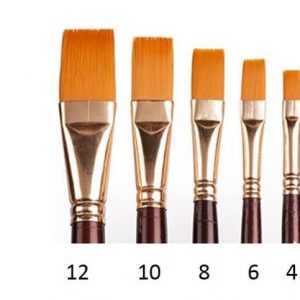 Camel Flat Paint Brush Series 67 - No : 6 - 1Piece