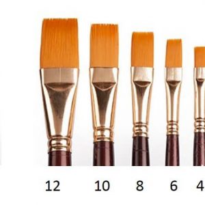 Camel Flat Paint Brush Series 67 - No : 8 - 1Piece