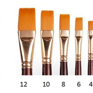 Camel Flat Paint Brush Series 67 - No : 10 - 1Piece