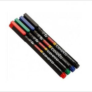 Camlin-CD-DVD-OHP Marker-Red/Green/black/Blue - 4 piece