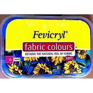 Fevicryl Fabric colour set - 6 Shades - 10ml each