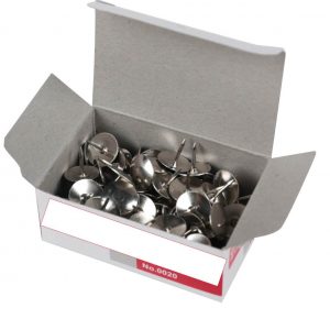 Metal Push Pin - Round Head - Golden