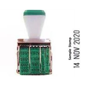 Custom Rubber Date Stamps (Manual Rolling)