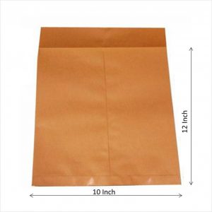 Brown Colour Envelope - Size: 12 x 10 Inch - 2 Pcs