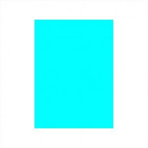 A4 Paper - Colour - Neon Light Blue - 5 pieces