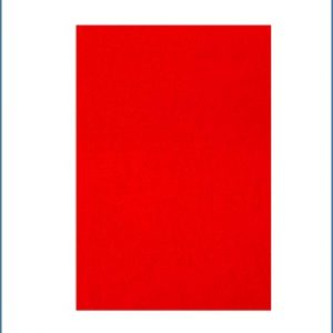Velvet paper - Red -1  piece