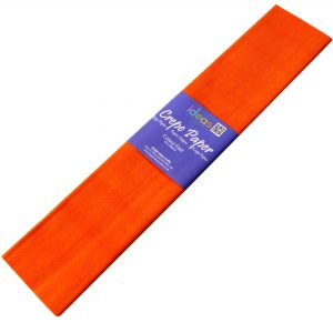 Crepe paper - Orange -1  piece