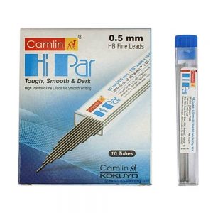 Camlin 0.5mm HB Fine Leads - 10 tubes