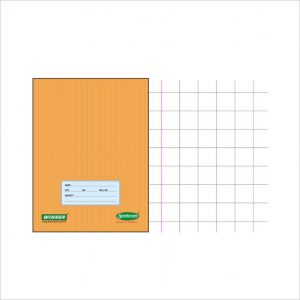 Sundaram Winner Small Notebook - 15.5 X 19 cm (Large Square - 1 inch)- 172 Pages