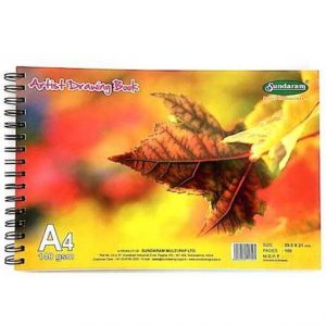 Sundaram A4 Sketch Book (Drawing Book) - Spiral