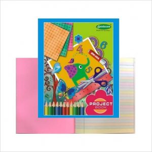 Sundaram Scrap Project Book (Ruled and Plain) - Multi Colour - 21.5 x 28.6 - 32 Pages