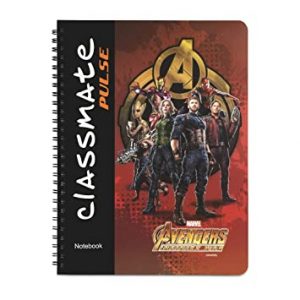 Classmate Pulse Spiral Notebook - Single Line - 160 pages