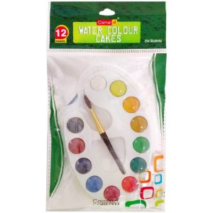 Camlin Water Colour Cake - 12 shades (15mm)