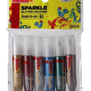 Camlin - Sparkle Glitter colours - Set of 6 Tubes