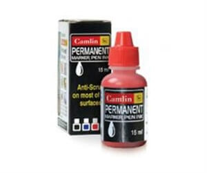 Camlin Permanent marker Ink-15-ml-Red