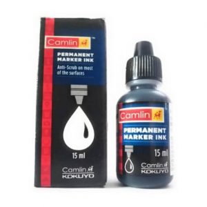 Camlin Permanent marker Ink-15-ml-Black