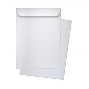 White Colour Envelope - Size: 12 x 10 Inch - 2 Pcs