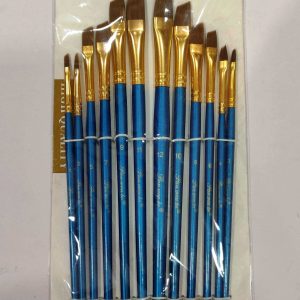 Artist Brush Set of 12 pieces - Angle brush set