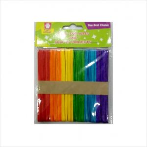 Ice cream sticks - Coloured - pack of 50 pcs
