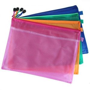 Zip pouch with Partition - 24cm x 34cm - 1 Piece