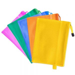 Zip pouch with Partition - 18cm x 24cm - 1 Piece