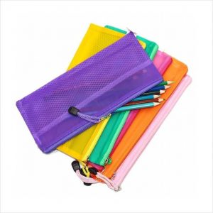 Zip pouch with Partition - 10cm x 24cm - 1 Piece