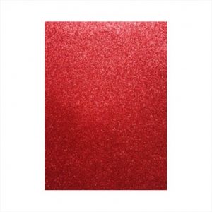 A4-Glitter Eva/Foam Sheet - Red - 1 piece - Colour may slightly vary