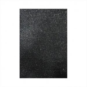 A4-Glitter Eva/Foam Sheet - Black - 1 piece - Colour may slightly vary