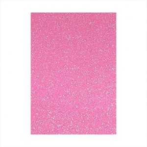 A4-Glitter Eva/Foam Sheet - Light Pink - 1 piece - Colour may slightly vary