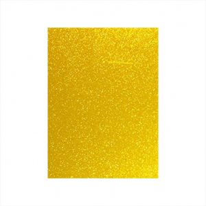A4-Glitter Eva/Foam Sheet - Yellow - 1 piece - Colour may slightly vary