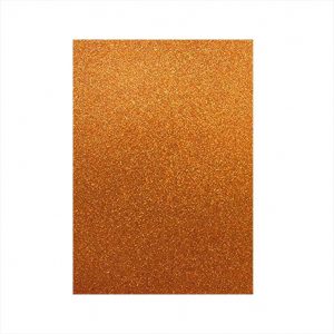 A4-Glitter Eva/Foam Sheet - Bronze - 1 piece - Colour may slightly vary