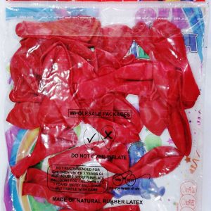 Balloons Metallic Red colour packet of 32 to 35 pieces