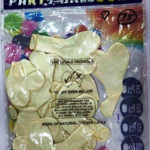 Balloons Plain Heart Shape White colour packet of 32 to 35 pieces