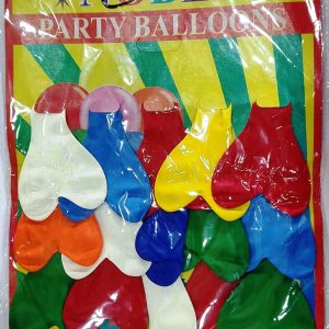 Balloons Plain Heart Shape Multicolour packet of 15 pieces