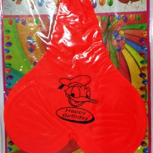 Balloon Big Happy B'day Heart Shape