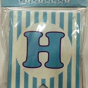 Happy Birthday Banner - Blue