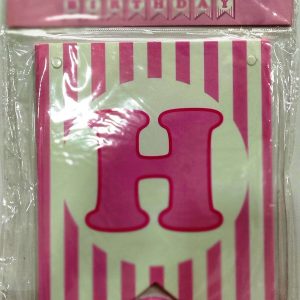 Happy Birthday Banner - Pink