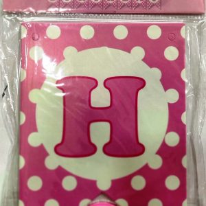 Happy Birthday Banner - Pink