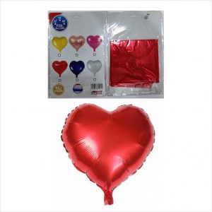 Heart shape Foil Balloon - Red
