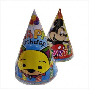 Birthday Cap - Medium - Set of 10 pieces - 3D