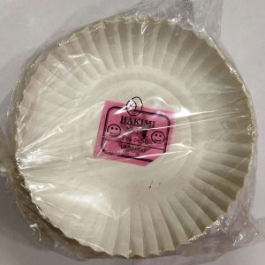 Paper plates - Full white - 15 cm - set of 50 pieces