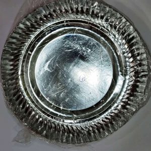 Big Paper Plates - Silver - 28 cm - set of 30 pieces