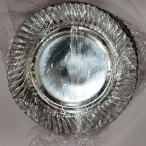 Big Paper Plates - Silver - 22 cm - set of 30 pieces